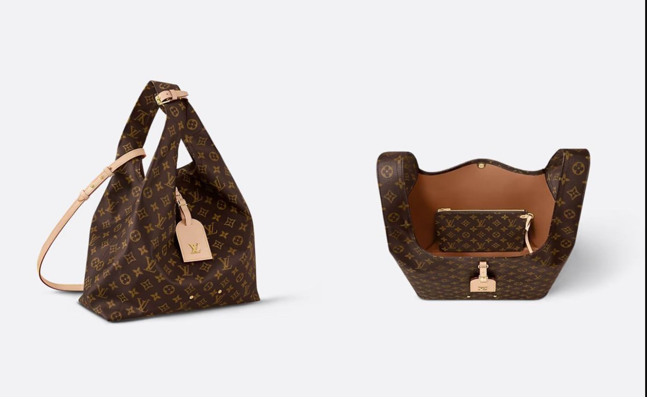 A classic Louis Vuitton Neverfull MM tote bag featuring the iconic monogram canvas, perfect for everyday use and travel.